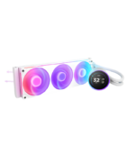 NZXT Kraken Elite 420 RGB AIO Liquid CPU Cooler White - Image 4