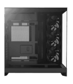NZXT H9 Flow RGB+ Dual-Chamber ATX Mid Tower Case – Black - Image 3