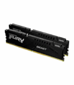 Kingston Fury Beast 64GB Kit, DDR5, 6000MHz, CL36, 1.35V, ECC, PMIC, AMD &EXPO  Intel XMP 3.0, Black, DIMM Memory
