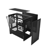 NZXT H3 Flow Midi Tower Black, Compact High-Airflow Micro-ATX Case, Tempered Glass - Image 3