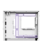 NZXT H3 Flow Midi Tower White, Compact High-Airflow Micro-ATX Case, Tempered Glass - Image 4