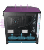 NZXT H9 Air Flow (2025) Dual-Chamber Mid Tower Case – Black - Image 2