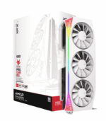 XFX Mercury RX 9070 XT Overclocked White Magnetic Air Edition 16GB DDR6 RGB Lighting