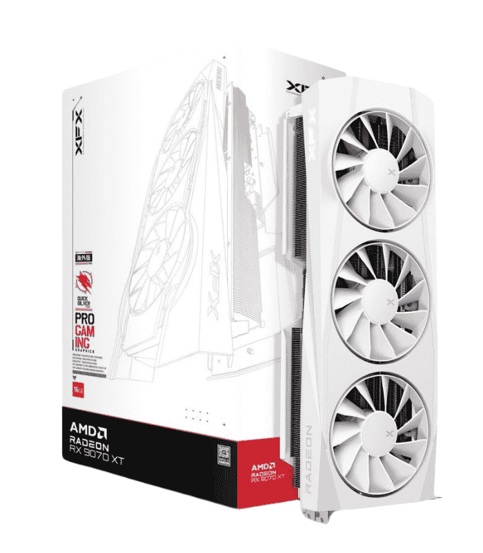 XFX RX 9070 XT Quicksilver White Gaming Edition 16GB DDR6