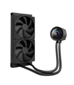 NZXT Kraken Plus 240 AIO Liquid CPU Cooler with LCD Display – Black - Image 4