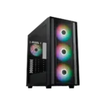 Cooler Master MasterBox 600 Gaming Case w/ Glass Side E-ATX  FineMesh Front Black - Image 3