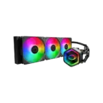 Cooler Master MasterLiquid 360 Core II 360mm ARGB Liquid CPU Cooler Black - Image 2