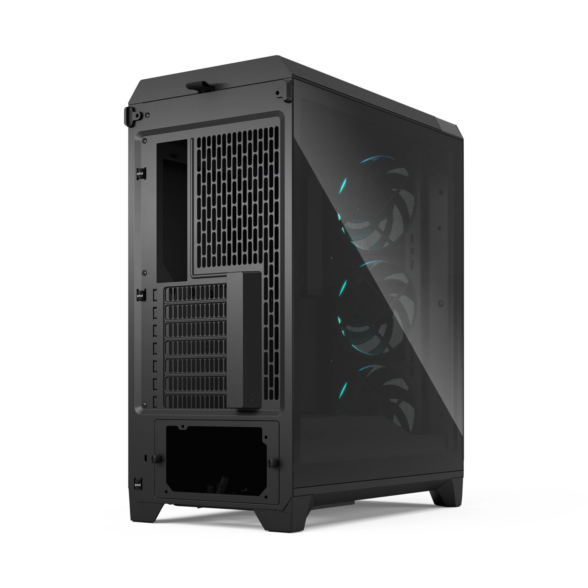 3 Fractal Design Meshify 3 (Black RGB TG Light) Gaming Case w/ Light Tint Window, E-ATX, Mesh Front, 3x RGB Fans, USB-C - Image 3