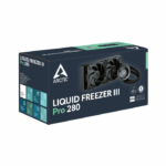 Arctic Liquid Freezer III Pro 280mm Liquid CPU Cooler, P14 Pro PWM Fans & PWM Controlled Pump, Black