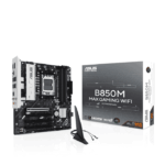 Asus B850M MAX GAMING WIFI AMD B850 AM5 Micro ATX 4 DDR5 HDMI Wi-Fi 6E 3x M.2