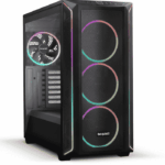 Be Quiet! Shadow Base 800 FX RGB Gaming Case w/ Glass Window, E-ATX, ARGB Front Strips & Controller, 4x ARGB Fans & Hub, Mesh Airflow, USB-C, Black