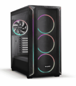 Be Quiet! Shadow Base 800 FX RGB Gaming Case w/ Glass Window, E-ATX, ARGB Front Strips & Controller, 4x ARGB Fans & Hub, Mesh Airflow, USB-C, Black