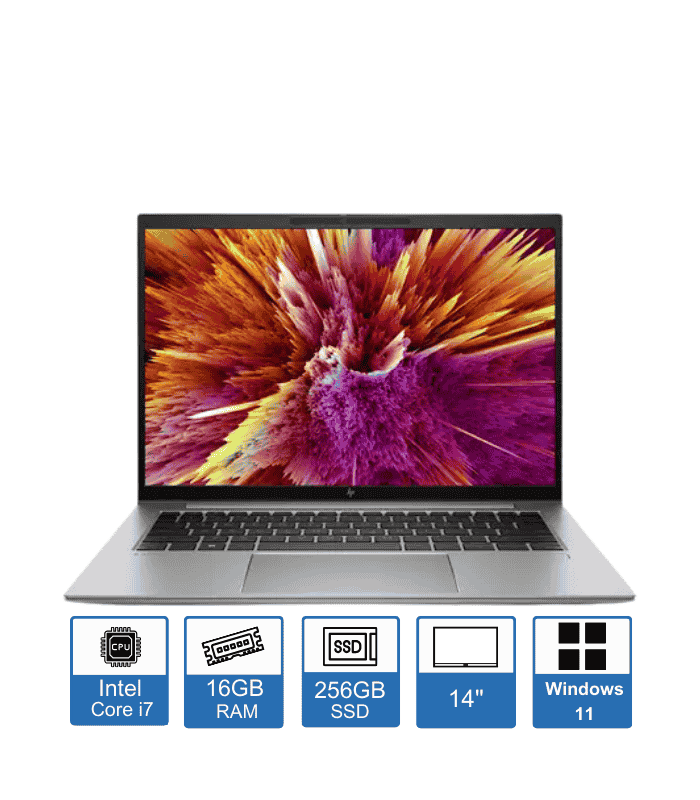 HP ZBook Firefly G10, 14″ WUXGA Display, Intel Core i7 1365U, 16GB RAM, 256GB SSD, Windows 11 Pro, 1 Year Warranty