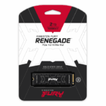 Kingston 2TB Fury Renegade Gen4 M.2 NVMe SSD M.2 2280 PCIe4 R/W 7300/7000 MB/s Aluminium Heatspreader