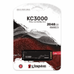 Kingston 2TB KC3000 M.2 NVMe Gen4 SSD M.2 2280 PCIe4 R/W 7000/7000 MB/s Aluminium Heatspreader