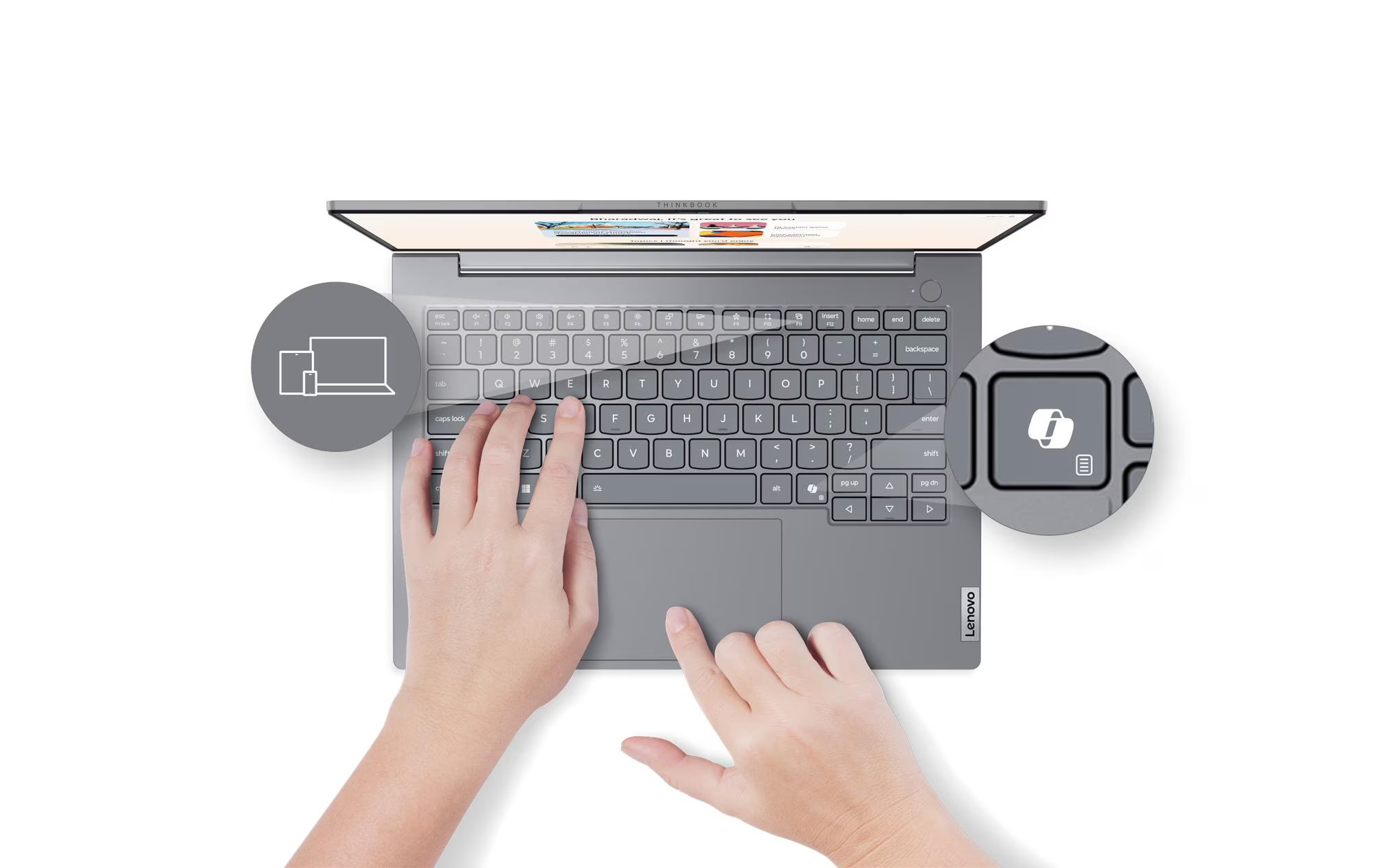 Lenovo ThinkBook 14 Gen 8 14″ WUXGA Display Intel Core Ultra 7 255H 16GB RAM 512GB SSD Windows 11 Pro 1 Year Warranty