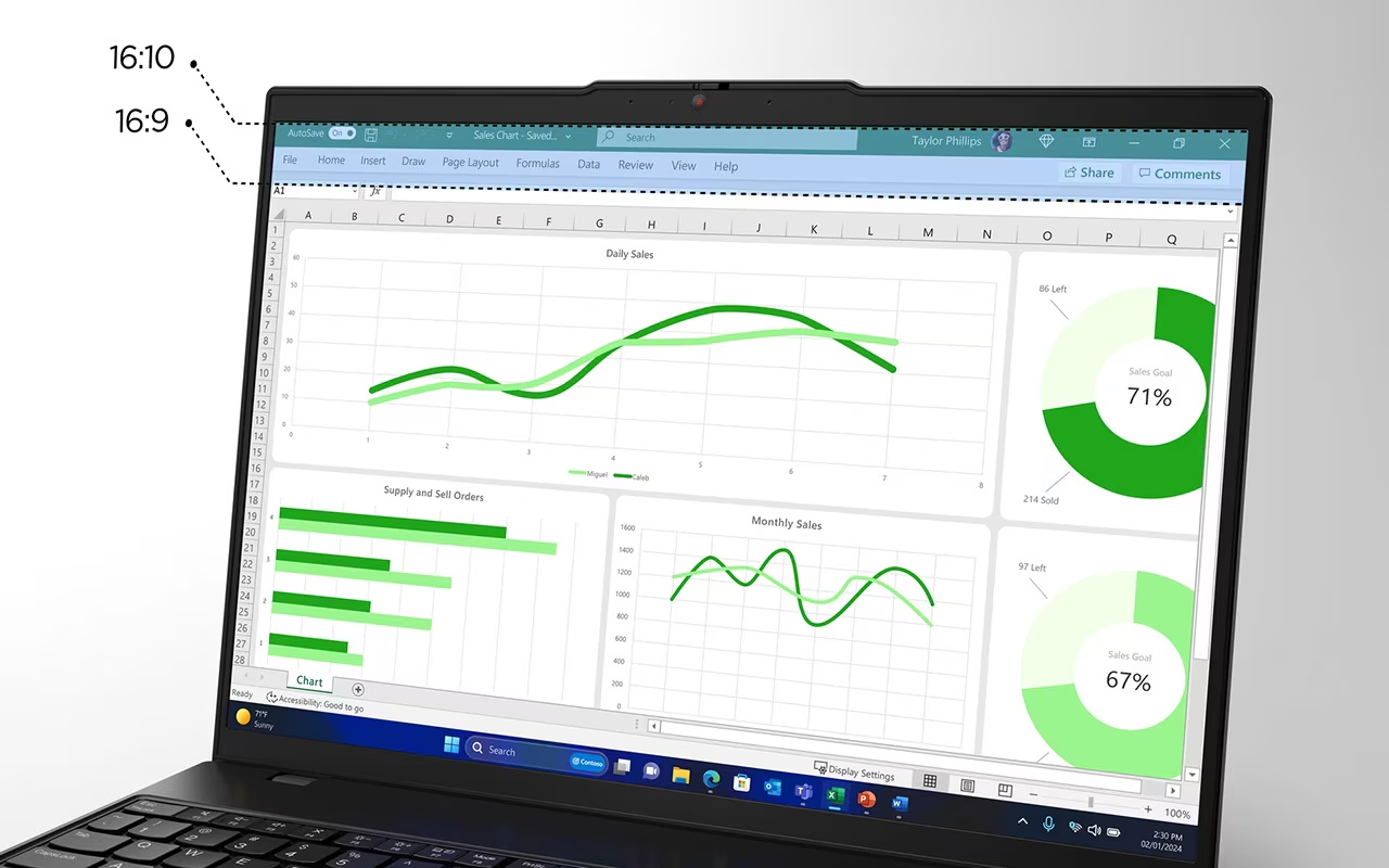 Lenovo ThinkPad L16 Gen 2 16″ WUXGA Display Intel Core Ultra 7 255U 16GB RAM 512GB SSD Windows 11 Pro 1 Year Premium Warranty