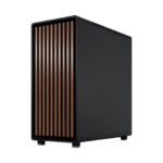 Fractal Design North Charcoal Black (Black Solid) Case, ATX, Fine Mesh Side, 2 Fans, USB-C, Walnut Front - Image 3