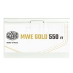 Cooler Master 550W MWE Gold V3 ATX 3.1 PSU Fully Wired HDB Bearing Fan 80+ Gold White - Image 2