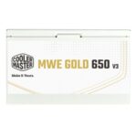 Cooler Master 650W MWE Gold V3 ATX 3.1 PSU Fully Wired HDB Bearing Fan 80+ Gold White - Image 2