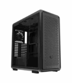 Cooler Master MasterFrame 600 Modular Open-Frame ATX Case w/ Glass Side, 4x ARGB Fans, USB-C, Black