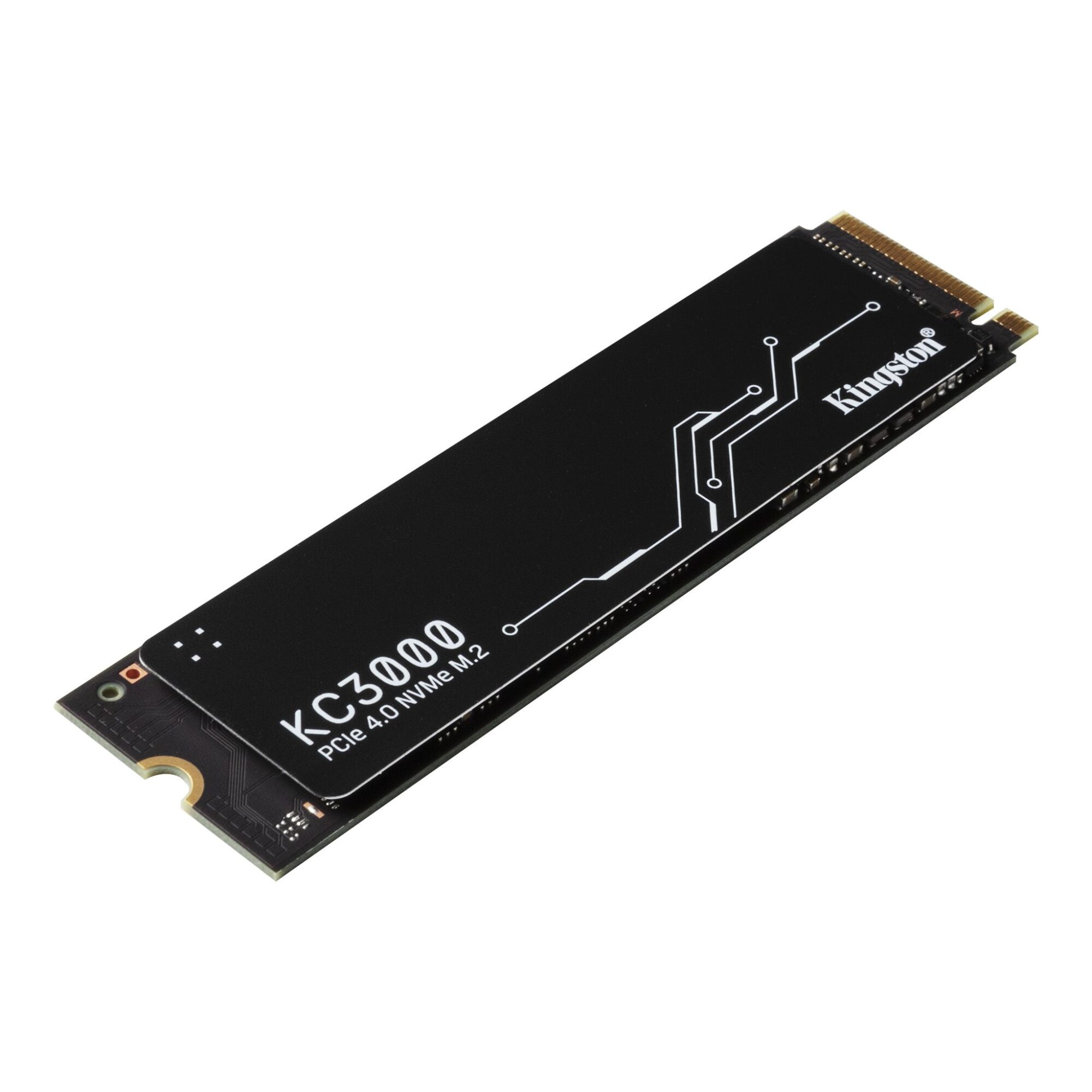 Kingston 1TB KC3000 M.2 NVMe Gen4 SSD, M.2 2280, PCIe4, 3D TLC NAND, R/W 7000/6000 MB/s, 900K/1M IOPS, Aluminium Heatspreader - Image 2
