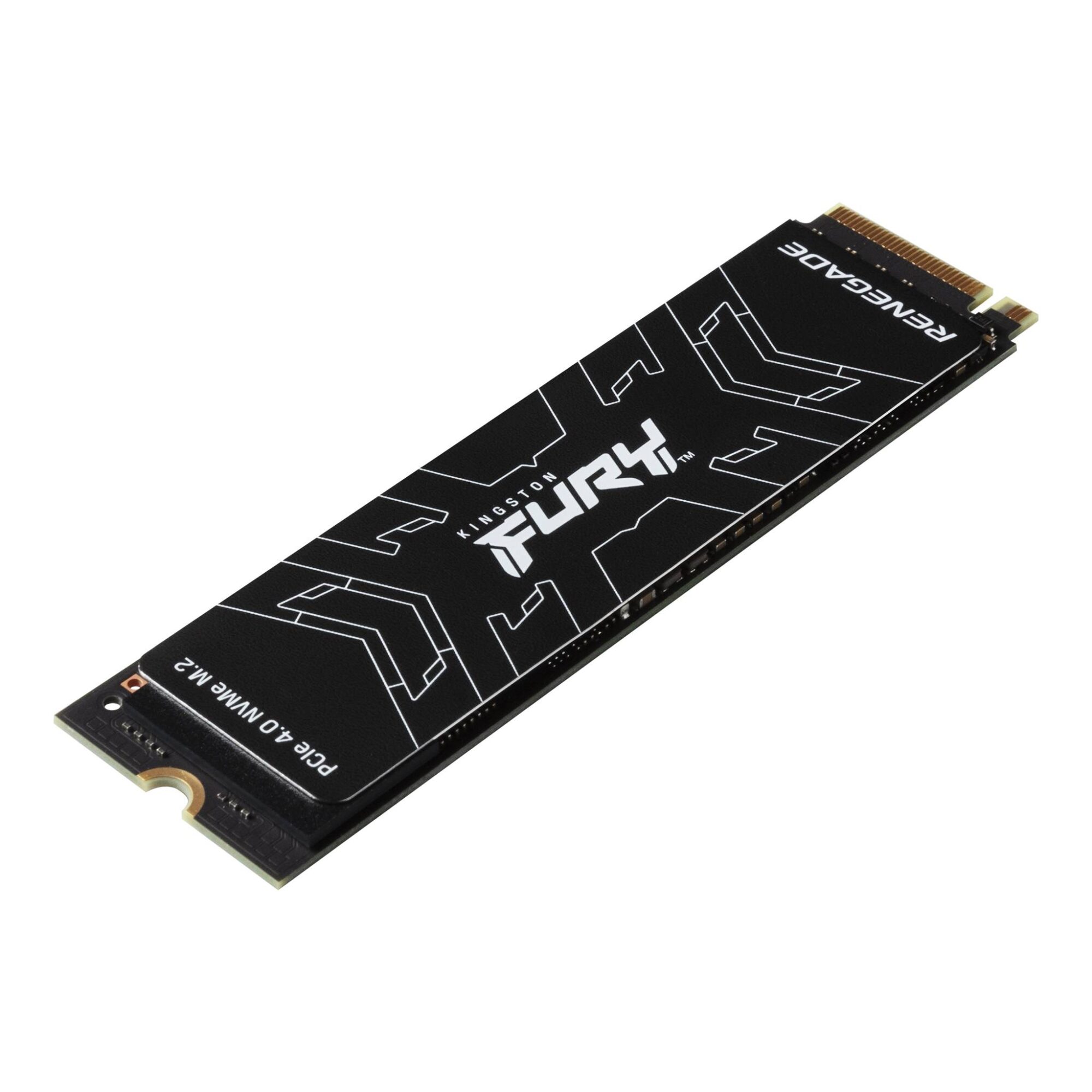 ktc-product-ssd-sfyrd-2000gb-2-zm-lg Kingston 2TB Fury Renegade Gen4 M.2 NVMe SSD M.2 2280 PCIe4 R/W 7300/7000 MB/s Aluminium Heatspreader - Image 2