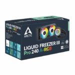 Arctic Liquid Freezer III Pro A-RGB 240mm Liquid CPU Cooler, P12 Pro PWM Fans & PWM Controlled Pump, Black