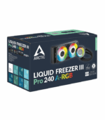 Arctic Liquid Freezer III Pro A-RGB 240mm Liquid CPU Cooler, P12 Pro PWM Fans & PWM Controlled Pump, Black