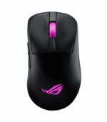 Asus ROG Keris II Origin Wireless Lightweight RGB Gaming Mouse, Wired/Wireless/Btooth, AimPoint Pro Sensor, Push-Fit Switch Socket, 42000 DPI, Black