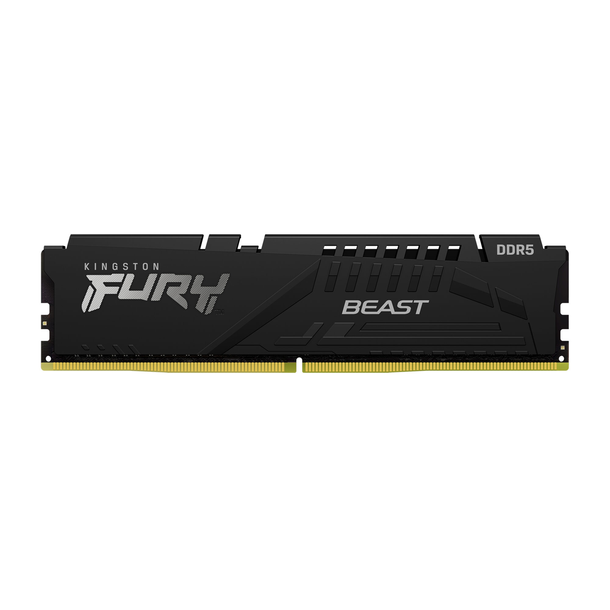 FURY_Beast_Black_DDR5_1-zm-lg Kingston Fury Beast 128GB Kit (2 x 64GB), DDR5, 5600MHz, CL36, 1.25V, ECC, PMIC, AMD EXPO & Intel XMP 3.0, Black, DIMM Memory - Image 2