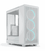 Fractal Design Epoch (White RGB TG Clear) Case w/ Clear Window, ATX, 3x Momentum RGB Fans, Mesh Top & Front, USB-C 20Gbps