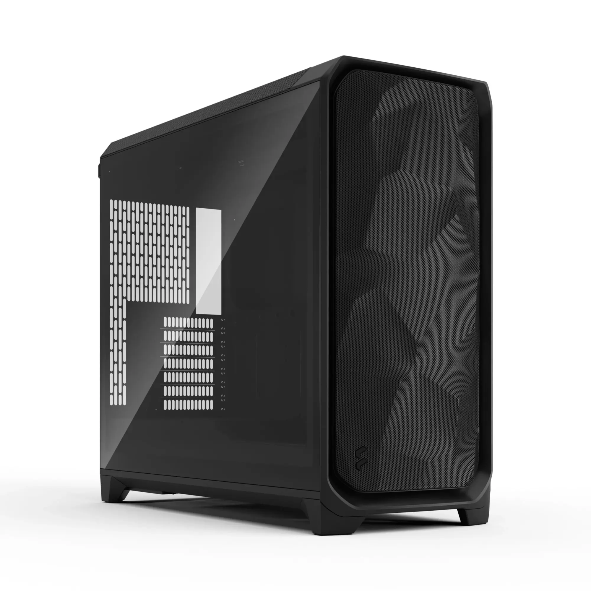 Meshify-3-XL_Black_TGL_Left-Front-scaled Fractal Design Meshify 3 XL (Black TG Light) Gaming Case w/ Light Tint Window, E-ATX, Mesh Front, 3x Momentum 14 Fans, USB-C 20Gbps - Image 2