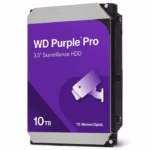 WD 3.5", 10TB, SATA3, Purple Pro Surveillance Hard Drive, 7200RPM, 512MB Cache, OEM