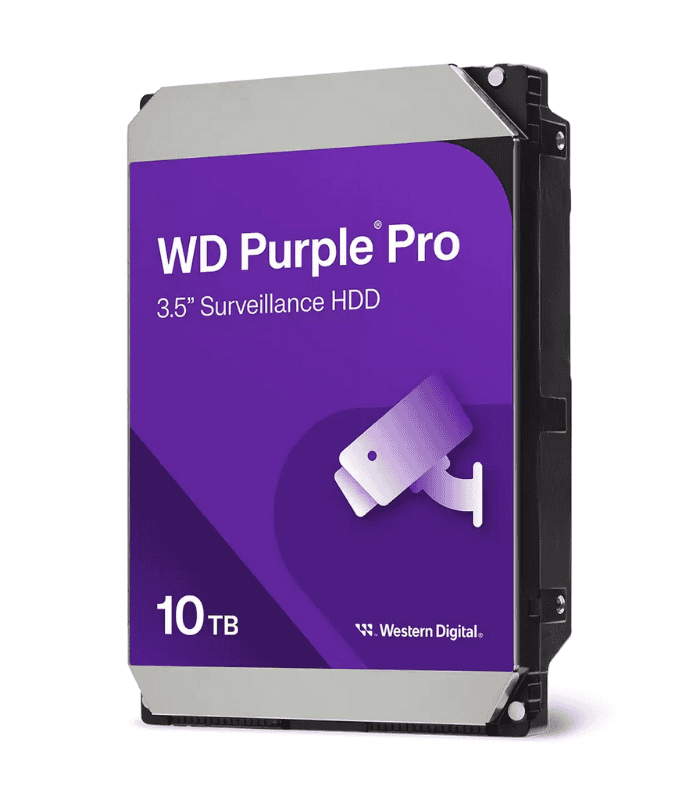 WD 3.5", 10TB, SATA3, Purple Pro Surveillance Hard Drive, 7200RPM, 512MB Cache, OEM