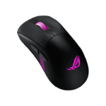 Asus ROG Keris II Origin Wireless Lightweight RGB Gaming Mouse, Wired/Wireless/Btooth, AimPoint Pro Sensor, Push-Fit Switch Socket, 42000 DPI, Black - Image 2