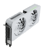 Palit RTX 5060 Ti White OC, PCIe5, 8GB DDR7, HDMI, 3 DP, 2602MHz Clock, RGB Lighting, Overclocked, Compact Design - Image 2