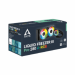 ARCTIC Liquid Freezer III Pro A-RGB 280mm Liquid CPU Cooler, P14 Pro PWM Fans & PWM Controlled Pump, Black