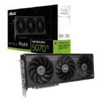 ASUS ProArt RTX 5070 Ti 16GB, GeForce RTX 5070 Ti, 16 GB GDDR7, 256 bit, 7680 x 4320 pixels, PCI Express 5.0