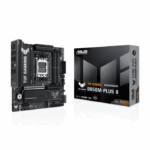 Asus TUF GAMING B850M-PLUS II, AMD B850, AM5, Micro ATX, 4 DDR5, HDMI, DP, 2.5G LAN, 3x M.2