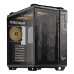 Asus TUF Gaming GT502 Plus Case w/ Front & Side Glass Windows, ATX, Dual Chamber, Modular Design, 4x ARGB Fans & Lighting Hub, USB-C, Carry Handles, Black