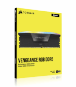 Corsair Vengeance 16GB, DDR5, 5200MHz (PC5-41600), CL40, 1.25V, XMP 3.0, PMIC, Black, DIMM Memory
