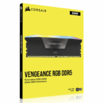Corsair Vengeance RGB 16GB, DDR5, 6000MHz, CL40, 1.35V, PMIC, AMD EXPO & Intel XMP 3.0, Black, DIMM Memory, OEM (Anti Static Bag)