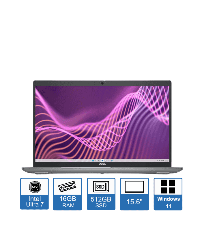 Dell Latitude 5550 – Core Ultra 7-165U– 15.6″ Touch Display – 16GB RAM – 512GB SSD – Windows 11 Pro – 3-Year Pro Warranty