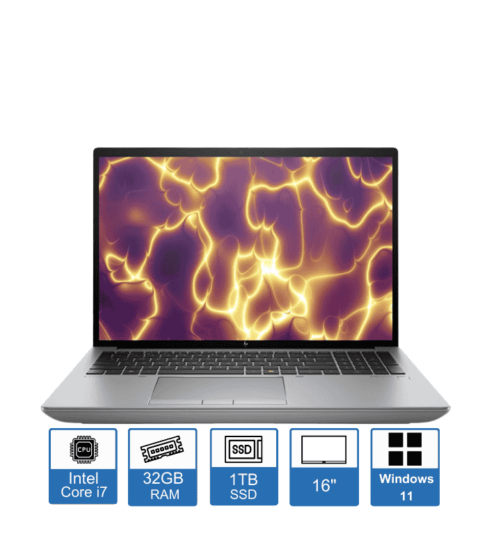 HP ZBook Fury G11 – 16″ WUXGA Display – Intel Core i7-14700HX – 32GB RAM – 1TB SSD – RTX A1000 6GB – Windows 11 Pro – 1-Year Warranty