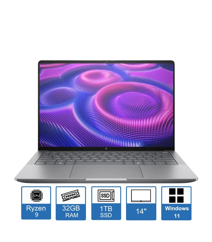HP ZBook Ultra G1a– AMD Ryzen 385, 32GB RAM, 1TB SSD, 14″ WUXGA, Windows 11 Pro, 1-Year Warranty