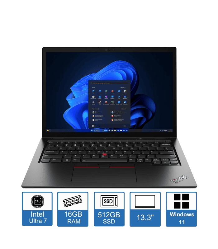 Lenovo ThinkPad L13 Gen 5 2-in-1 13.3 WUXGA Touch Display Intel Core Ultra 7-155U 16GB RAM 512GB SSD Windows 11 Pro 1 Year Premium Warranty