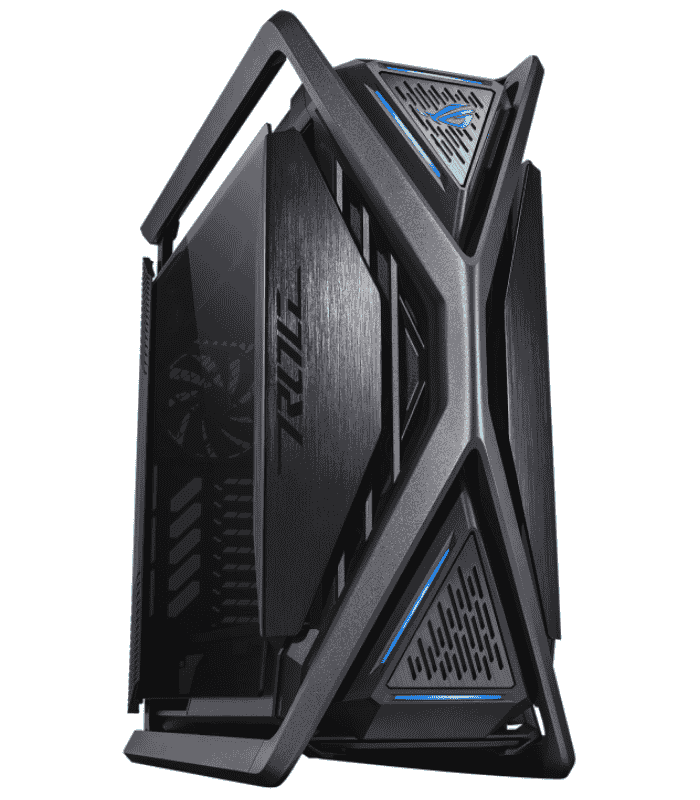 Asus ROG Hyperion GR701 Gaming Case w/ Glass Windows, E-ATX, 4x 140mm Fans, Dual 420mm Radiator Support, USB-C (60W FC), Fan Hub & Lighting Panel, Black