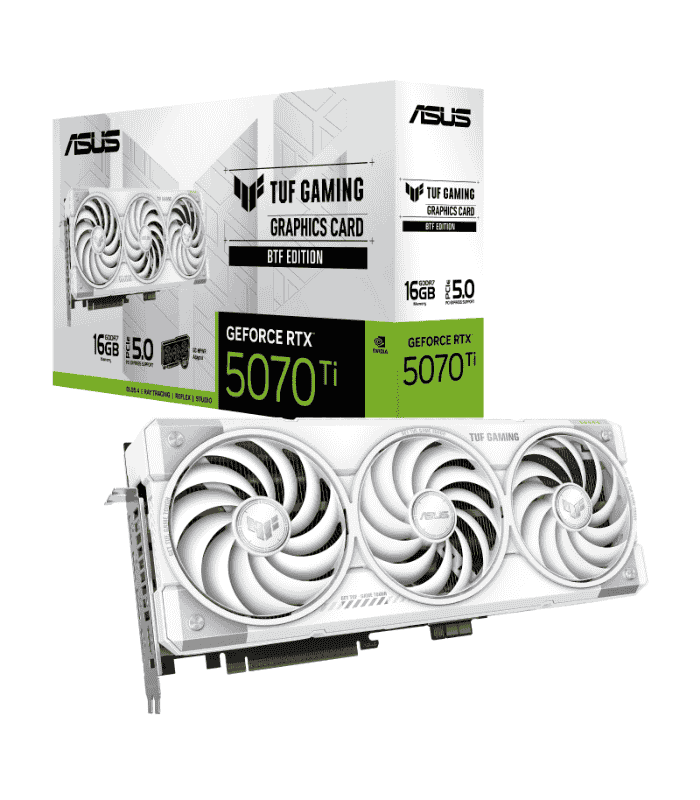Asus TUF GAMING RTX 5070 Ti BTF OC White