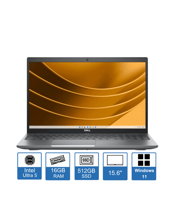 Dell Latitude 5550 15.6″ FHD Display Intel Core Ultra 5 125U 16GB RAM 512GB SSD Windows 11 Pro 64 bit 3 Year Pro Support